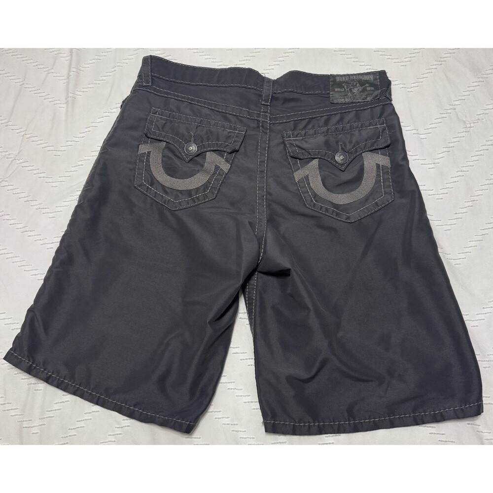 True Religion Men’s Size 38 5 Pocket Hybrid Shorts Swim Trunks Streetwear Y2K